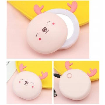 Карманная грелка для рук Power Bank USB - Розовый