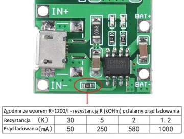 Модуль повышения мощности и BMS 2 в 1 Литий-ионный TP4056 microUSB 1A с регулируемым усилением / 0115