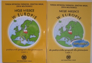 GEOGRAFIA MOJE MIEJSCE W EUROPIE + suplement NOWA