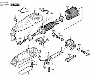 Переключатель DREMEL 300, щеткодержатель, регулятор