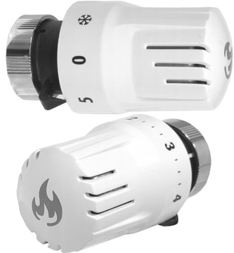 GŁOWICA TERMOSTATYCZNA M30x1.5 DO GRZEJNIKA TERMOSTAT POKRĘTŁO MINI DAMIX
