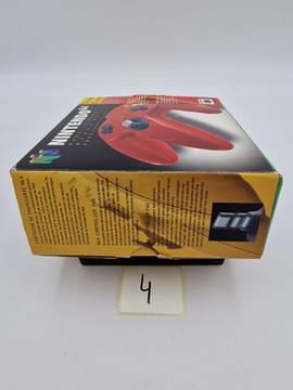 ОРИГИНАЛЬНЫЙ ПАНЕЛЬ NINTENDO 64, КРАСНАЯ КАРТОННАЯ КОРОБКА