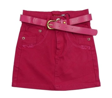 SPÓDNICA mini elastyczna LOVE r 122 cm ROSE