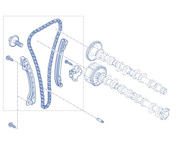 КОМПЛЕКТ ГРМ ЦЕПИ ГРМ OE RENAULT DACIA 0.9 1.2 TCe ОРИГИНАЛ