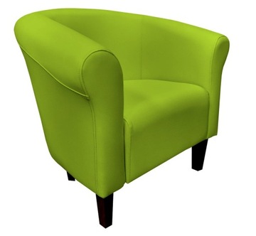 Fotel Milo D5 limonka nogi 15 venge