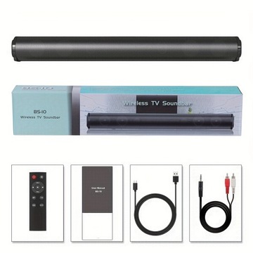 Wireless Soundbar Speaker 20W Panoramic Surround Sound Stereo Speaker With