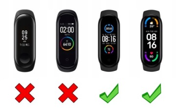 НАБОР ИЗ 5 РЕМЕШКОВ ДЛЯ XIAOMI MI BAND 5, 6, 7, РЕМЕНЬ С ОТВЕРСТИЯМИ