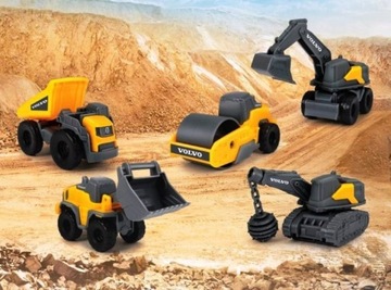НАБОР DICKIE TOYS «Строительная техника», 5 шт., Volvo