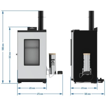 Автоматическая цифровая электрическая коптильня BROWIN DragON 65L