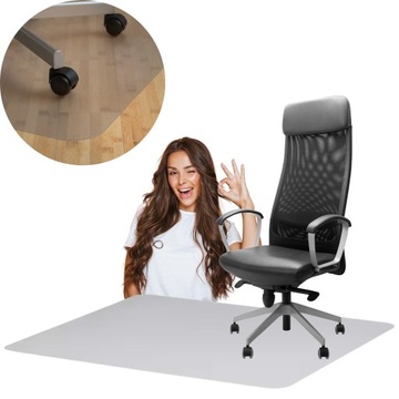 OCHRANIACZ PODŁOGI PRZEZROCZYSTY MATA PODŁOGOWA TAFLA SOLIDNY IKEA 120x100