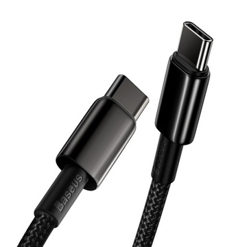 Кабель Baseus Tungsten Gold Quick Charge 4 USB-C, 2 м