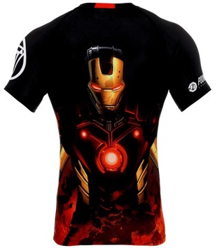 Poundout Rashguard termoaktywny Marvel IronMan XXL