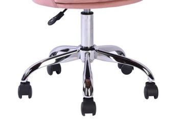 ROSE VELVET вращающееся кресло, девичий, античный розовый