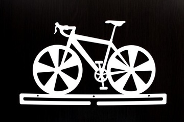 Цельнометаллическая вешалка для медалей для детского MTB ROAD BIKE, белая