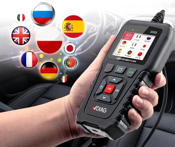 УНИВЕРСАЛЬНЫЙ ДИАГНОСТИЧЕСКИЙ СКАНЕР OBD2 ТЕСТЕР j.PL