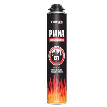 PIANA MONTAŻOWA B1 PPOŻ Pianka PISTOLETOWA TOOLSEN