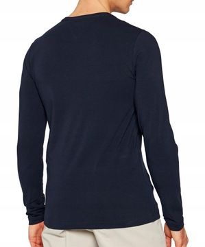 Tommy Hilfiger Longsleeve koszulka granat TH r. M