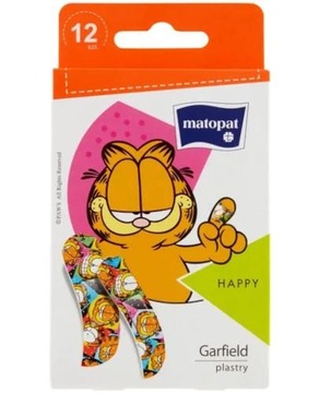 Matopat plastry z opatrunkiem z kotem Garfieldem