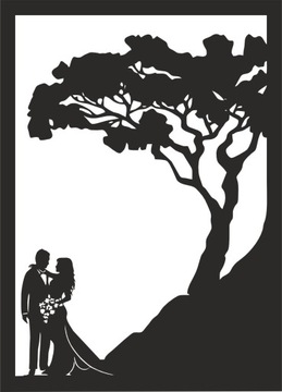 kwadrat drzewo para młoda zachód słońca bonsai 65