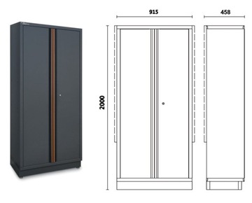 C45PRO КОМПЛЕКТ МЕБЕЛИ ДЛЯ МАСТЕРСКОЙ С ИНСТРУМЕНТАМИ 268 ШТ. ДЛЯ ТЕЛЕЖКИ БЕТА
