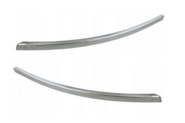 AUDI A6 C6 LIFTING 2008-2011 LISTWY CHROMOWANE ZDERZAKA PRAWA LEWA KOMPLET