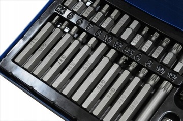 НАБОР КЛЮЧЕВЫХ КЛЮЧЕВЫХ TORX IMBUS С ПЛИНЕМ, 40 шт., НАСАДКИ М.