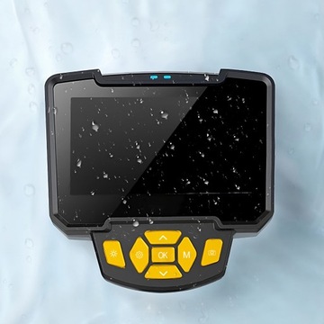 ИНСПЕКЦИОННАЯ КАМЕРА ЭНДОСКОП 5M ЖК-дисплей 4,3 дюйма 8 мм FULL HD 360° MICRO SD 64 ГБ