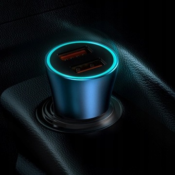 БЛОК ПИТАНИЯ АВТОМОБИЛЬНОГО ЗАРЯДНОГО УСТРОЙСТВА BASEUS 1X USB-C USB-A QC 4.0 PD 40 Вт