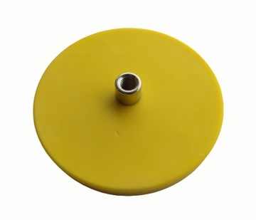 UCHWYT MAGNETYCZNY NEODYMOWY D34 GUMOWY żółty
