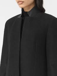 ALLSAINTS JAIYA COAT 398fun WOOL BLACK/GREY 34/36