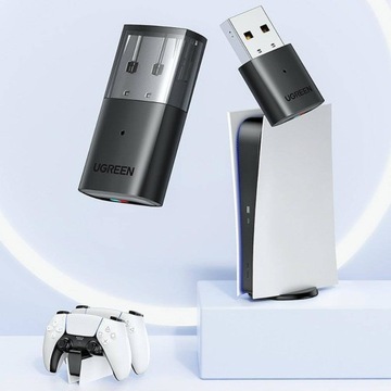 Transmiter USB, adapter Bluetooth 5.0, bezprzewodowy do PS/Switch, Ugreen
