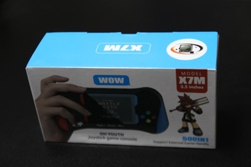 ПОРТАТИВНАЯ ИГРОВАЯ КОНСОЛЬ RETRO 500 GAMES TV PREMIUM mini 3,5