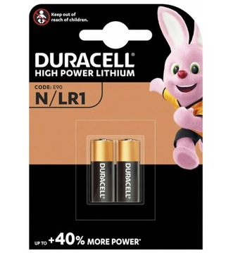 2x Bateria alkaliczna DURACELL 1.5V LR1 910A N