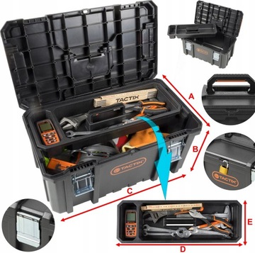 Модульный ящик для инструментов на колесах TACTIX SET