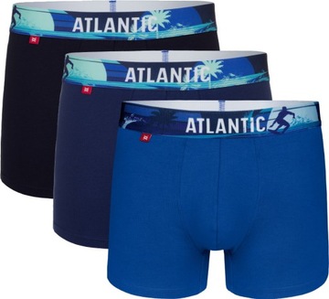 ATLANTIC SZORTY MĘSKIE BOKSERKI 3MH164 3PAK *M*