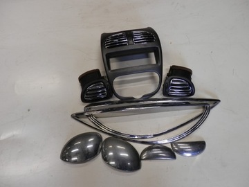 PEUGEOT 206 PAKIET CHROM LUSTERKA LAMPY KRATKI