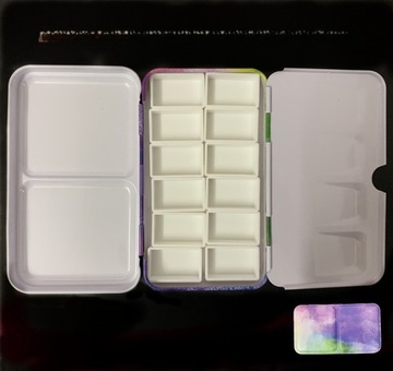 ПУСТАЯ АКВАРЕЛЬНАЯ МОЖНО ПУТЕШЕСТВАТЬ ПОДДОН 12.00X6.20X1.20CM