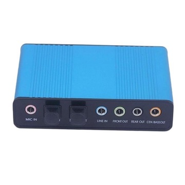 Внешняя звуковая карта Boroyo 5.1 USB-аудиоадаптер Внешняя звуковая карта