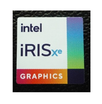 Naklejka Intel iRIS graphics 18 x 18 mm [347b]