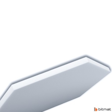 HEXAGON белая настенная звукоизоляционная панель для потолка, эхо, реверберация, гладкая