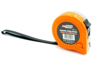 MIARA ZWIJANA 3 METRY AWTOOLS AW40131 TAŚMA MIARKA METRÓWKA POMARAŃCZOWA