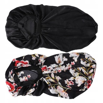 2шт шелковая спальная шапочка с длинным хвостом