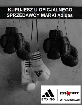 Adidas Speed 50 rękawice bokserskie biało złote boks rozmiar 14 OZ