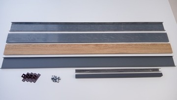 Современный забор с пролётом, забор кесарева сечения, 10 см.