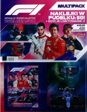 MULTIPACK Z NAKLEJKAMI F1 2021