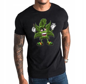 Koszulka męska T-shirt GANJA bawełna 3XL