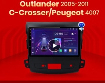 Radio ANDROID Mitsubishi Outlander C-crosser GPS
