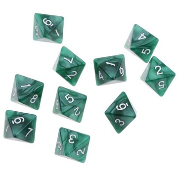 10 Wielościenny 8-stronny MTG Green