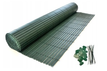 DWUSTRONNA MATA PCV, BALKONOWA 1,5x3m, zielona