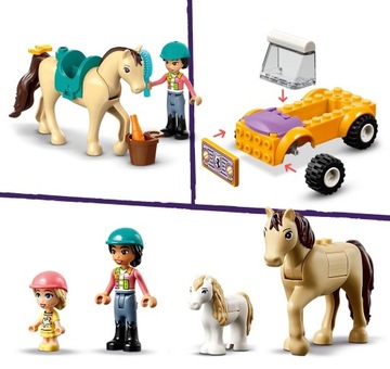 LEGO FRIENDS 42634 ПРИЦЕП ДЛЯ ЛОШАДЕЙ И ПОНИ